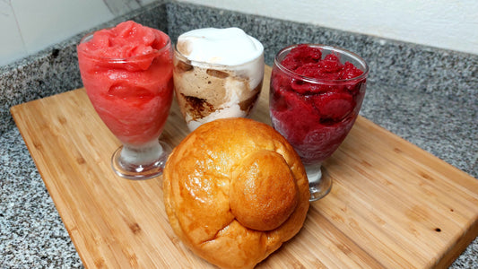 Brioche con Tuppo y Granitas Sicilianas