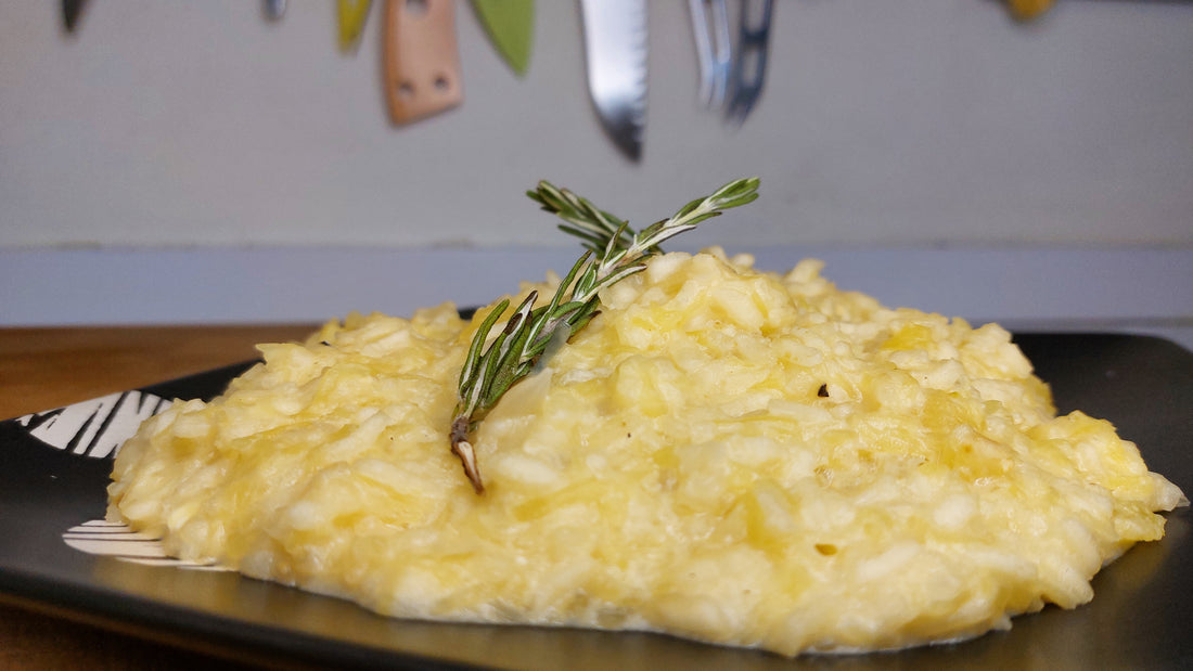 Risotto de Calabaza y Gorgonzola (Queso Azul)